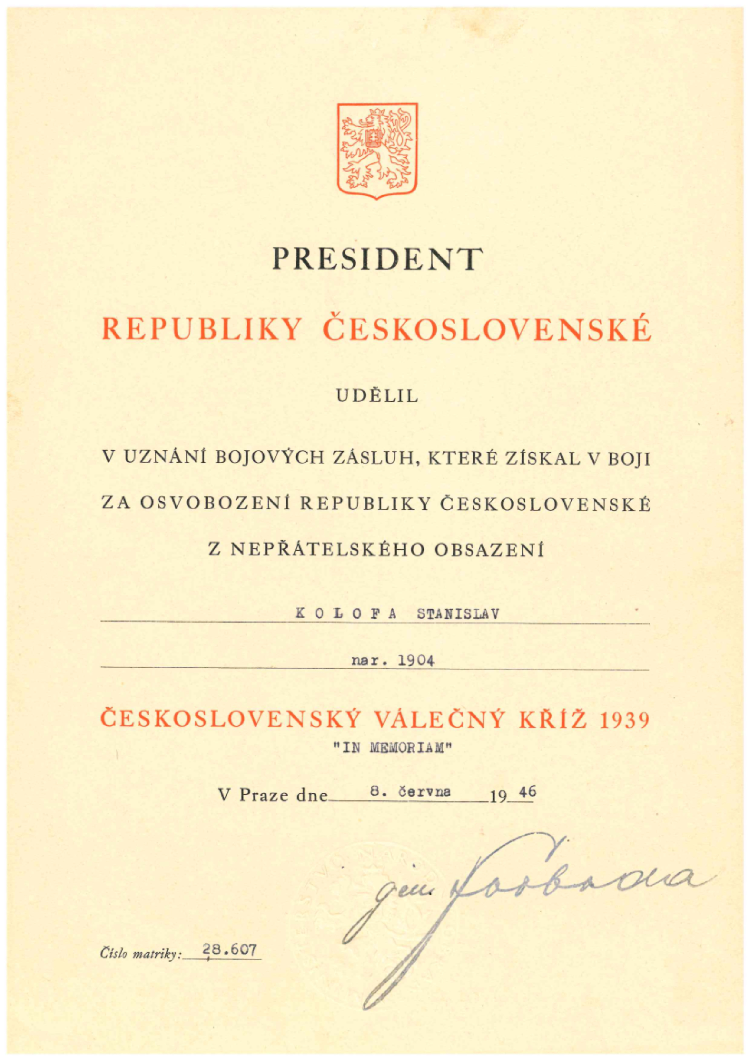 17 Dekret o udlen s vlenho ke 1939