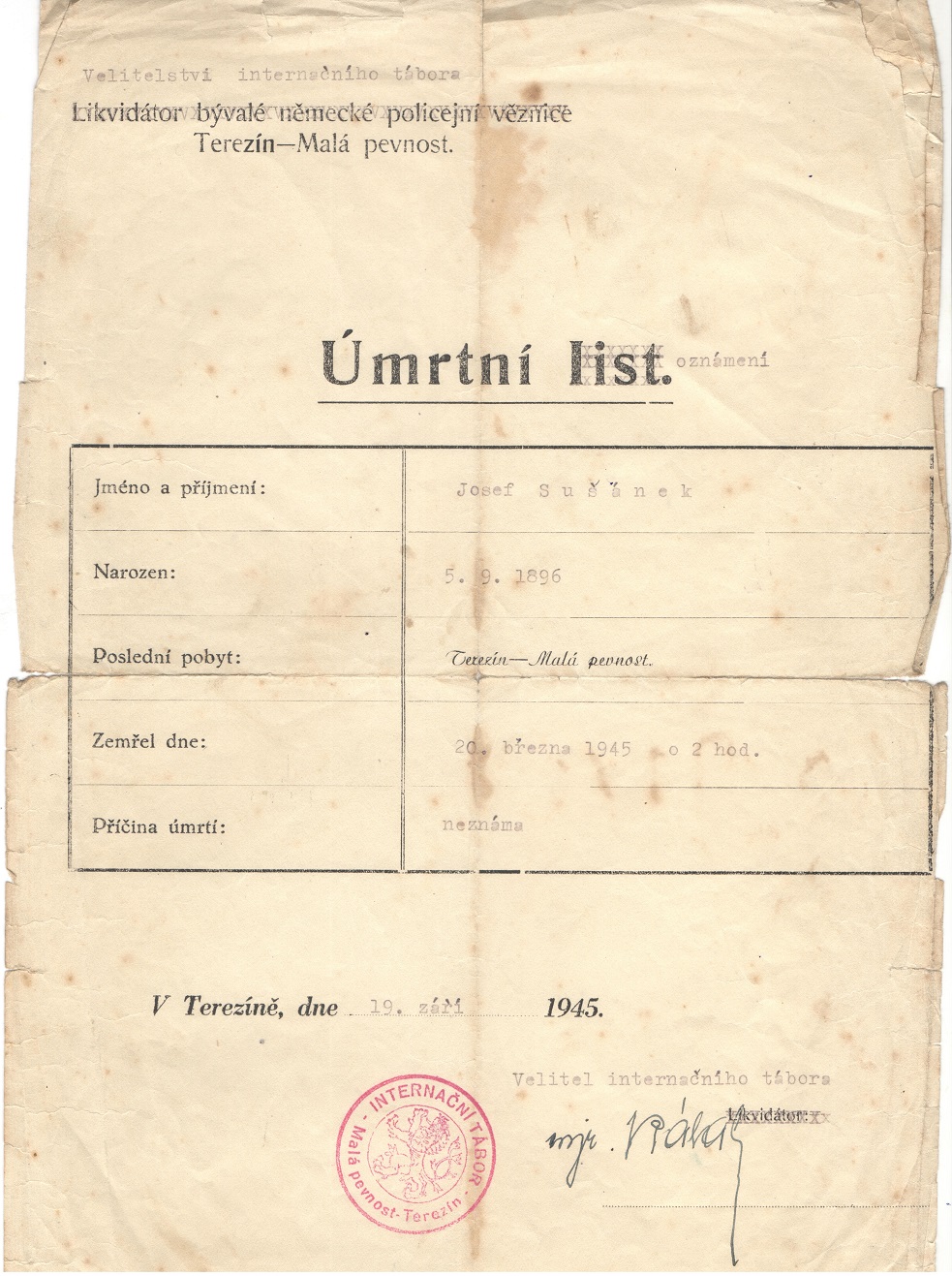 13 foto mrtn list z Mal pevnosti